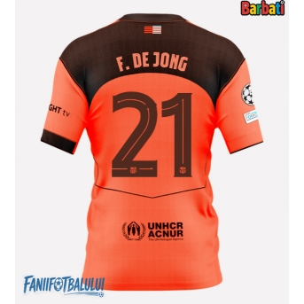 Barcelona Frenkie de Jong #21 Tricou Fotbal Replică 2025-26 Barbati Treilea